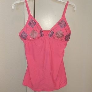 Pink Swim Tankini Top